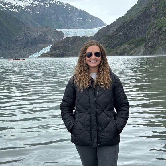 NWT BARBOUR Hoxa Diamond Quilted High Neck Drawcord Waist Slim Puffer Coat 2X - Picture 4 of 9